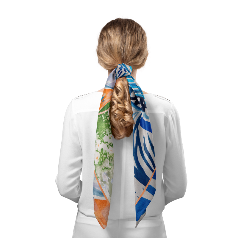 From One Garden to Another – Silk Scarf