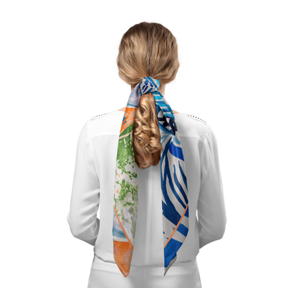 From One Garden to Another – Silk Scarf